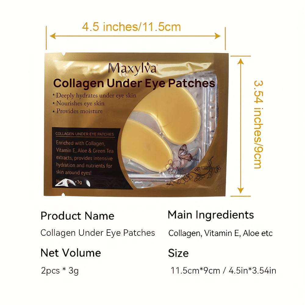 Maxylva Collagen Under Eye Patches - Hydrating & Moisturizing