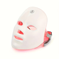 7-Color Led Light Therapy Face Mask For Skin Care - Usb Rechargeable, Fragrance-Free Beauty Device