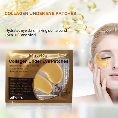 Maxylva Collagen Under Eye Patches - Hydrating & Moisturizing