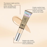 CC Cream Sunscreen Natural Concealer Lasting Waterproof FPS 50