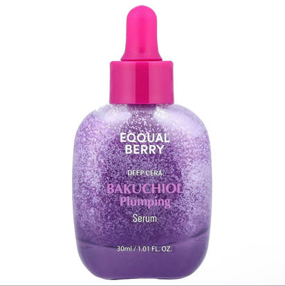 EQQUALBERRY Deep Cera Bakuchiol Plumping Serum,
1.01 fl oz (30 ml)