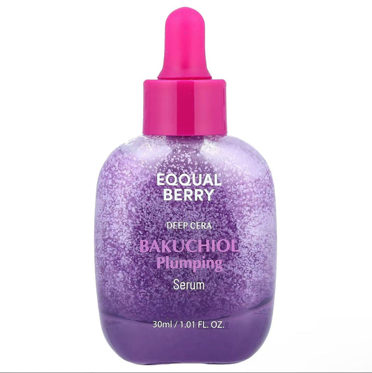EQQUALBERRY Deep Cera Bakuchiol Plumping Serum,
1.01 fl oz (30 ml)