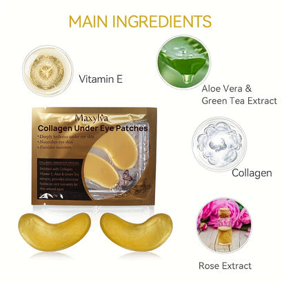 Maxylva Collagen Under Eye Patches - Hydrating & Moisturizing
